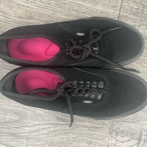 Black suede vans